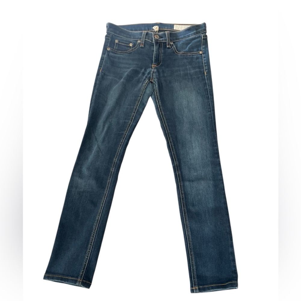 rag & bone Women's Skinny Jeans - Dark Blue size 26